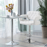 Adjustable swivel bar stool