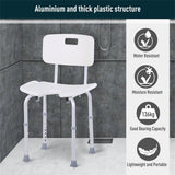 Bath & Shower Chair with Drainage Holes, Non-Slip Feet & Sturdy Frame – Bathroom Aid