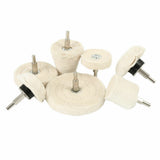 7-Piece Polishing Buffing Pad Set with 6mm Shank – Cotton Mop Wheels for Drill, Car, Wheel & Glass Polishing