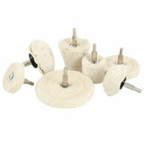 7-Piece Polishing Buffing Pad Set with 6mm Shank – Cotton Mop Wheels for Drill, Car, Wheel & Glass Polishing