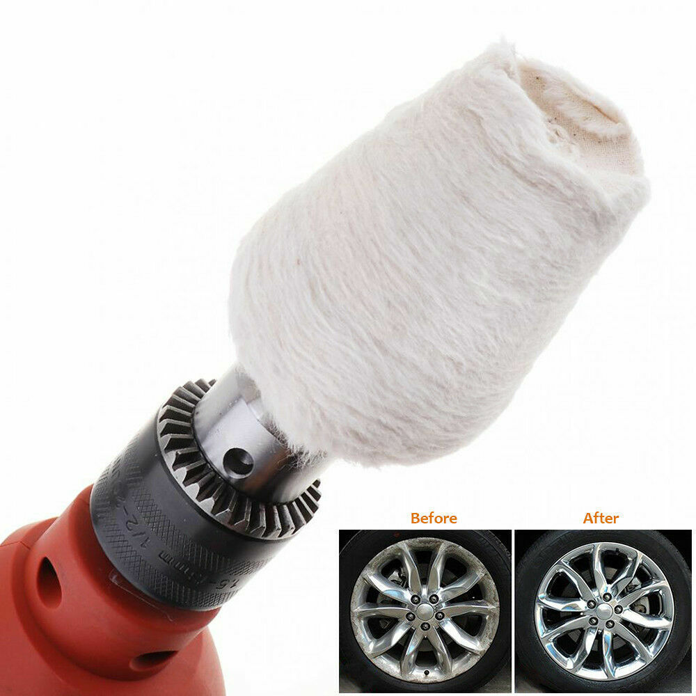7-Piece Polishing Buffing Pad Set with 6mm Shank – Cotton Mop Wheels for Drill, Car, Wheel & Glass Polishing