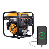 Petrol Inverter Generator 3500W Peak, 3200W Rated with Low Noise & LED Display – Portable Camping Power