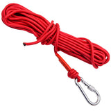 Double-Sided Neodymium Fishing Magnet with 10m Rope & Hook, 120kg Pull per Side – Magnet Fishing & Salvage Kit
