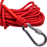 Double-Sided Neodymium Fishing Magnet with 10m Rope & Hook, 120kg Pull per Side – Magnet Fishing & Salvage Kit