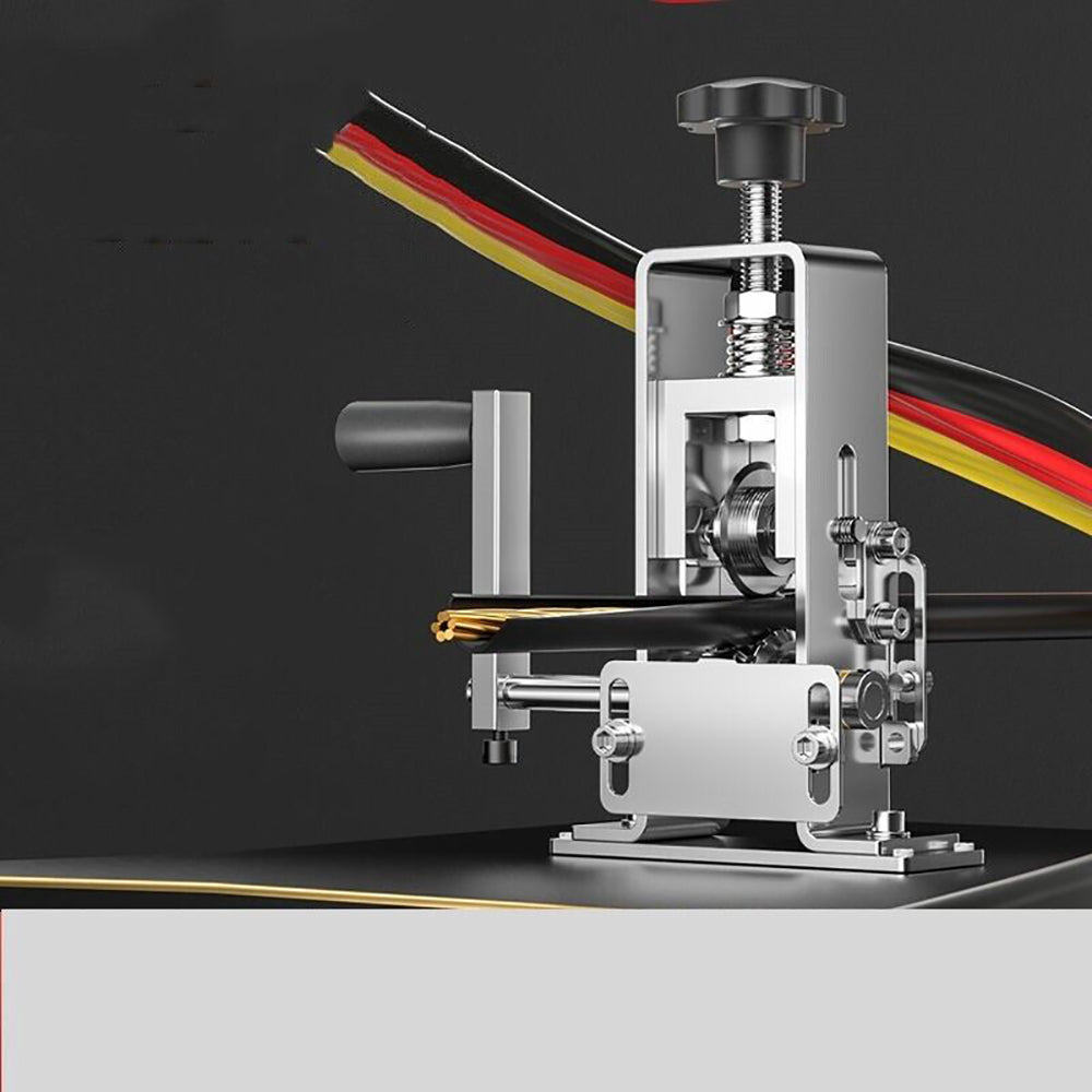 Manual Wire Stripping Machine for 1–20mm Cable – Hand Crank or Drill Powered Copper Wire Stripper