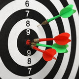 Full Size Dartboard Set with 6 Darts – Family Dart Board Game for Adults & Kids, 40.5cm Diameter