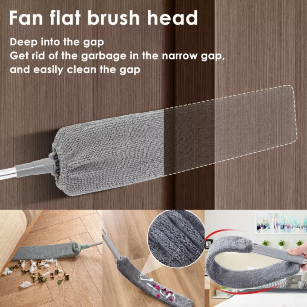 9-Piece Extendable Microfibre Feather Duster Set with Telescopic Pole – Cleaning High Ceilings & Corners