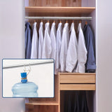 Industrial Silver Iron Wall-Mounted Clothes Rail – Extendable Hanging Rail for Bedroom, Bathroom & Hallway