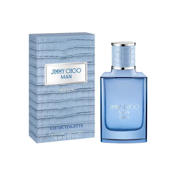 Jimmy Choo Man Aqua Eau de Toilette Spray 30ml – Aquatic, Aromatic Fragrance for Men