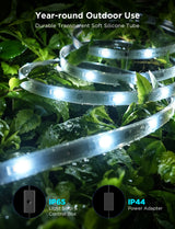 Govee Outdoor LED Strip Light RGBICWW, 10m IP65 – Colour and White Lighting for Patios and Gardens