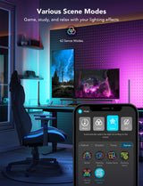 Govee RGBIC Gaming Light Bars – Evangelion-Inspired, Smart Dial Control, 62 Scene Modes & Music Sync