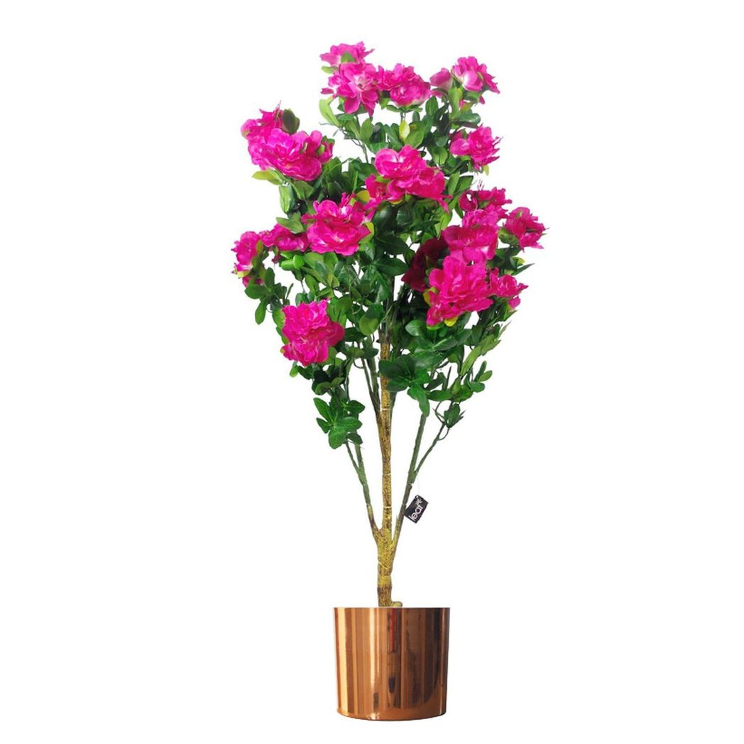 Polished Copper Metal Planter, 20 x 18cm