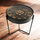 MSL 55cm Hand-Finished Gear Clock – Decorative Table & Wall Clock, 1 x AA Battery
