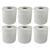 Aspect Centrefeed White Roll, 18 Pack of 2-Ply Recycled Kitchen Towels – Super Absorbent, 70m