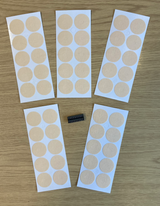 Avilo Magnetic Plaster Tape, Set of 50 – Self-Adhesive Magnetic Patches