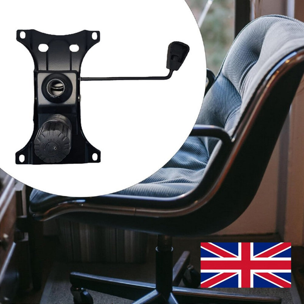 Replacement Office Chair and Stool Tilt Mechanism with Lock Lever and Base Plate – Repair Part, Medium