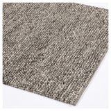 Esselle Home Delilah Wool Pebble Rug, 120 x 170cm – Soft Textured 100% Wool, Mottled Grey