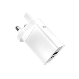 FX USB-C Mains Charger, PD 20W Fast Charging Plug with Universal Compatibility – White
