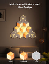 Govee H606A Hexagon LED Light Panel Extension, 1 Pack – 3D Gaming Room Decor, DreamView & Razer Chroma