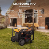 Portable Petrol Inverter Generator 5500W 5.0kVA with ATS Interface – 4-Stroke Power for Camping & Home Backup