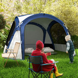 Outsunny 6–8 Person Dome Camping Tent with Zipped Mesh Doors, Lamp Hook & Carry Bag – Family Tent