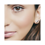 Aye Do Gifts Tilted Heart Stud Earrings in Hypoallergenic Stainless Steel – Gift for Mum, Daughter or Sister