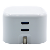 Panther Force 45W Folding Plug with 2 USB-C Ports – Fast Charging for Phones, Tablets and Laptops