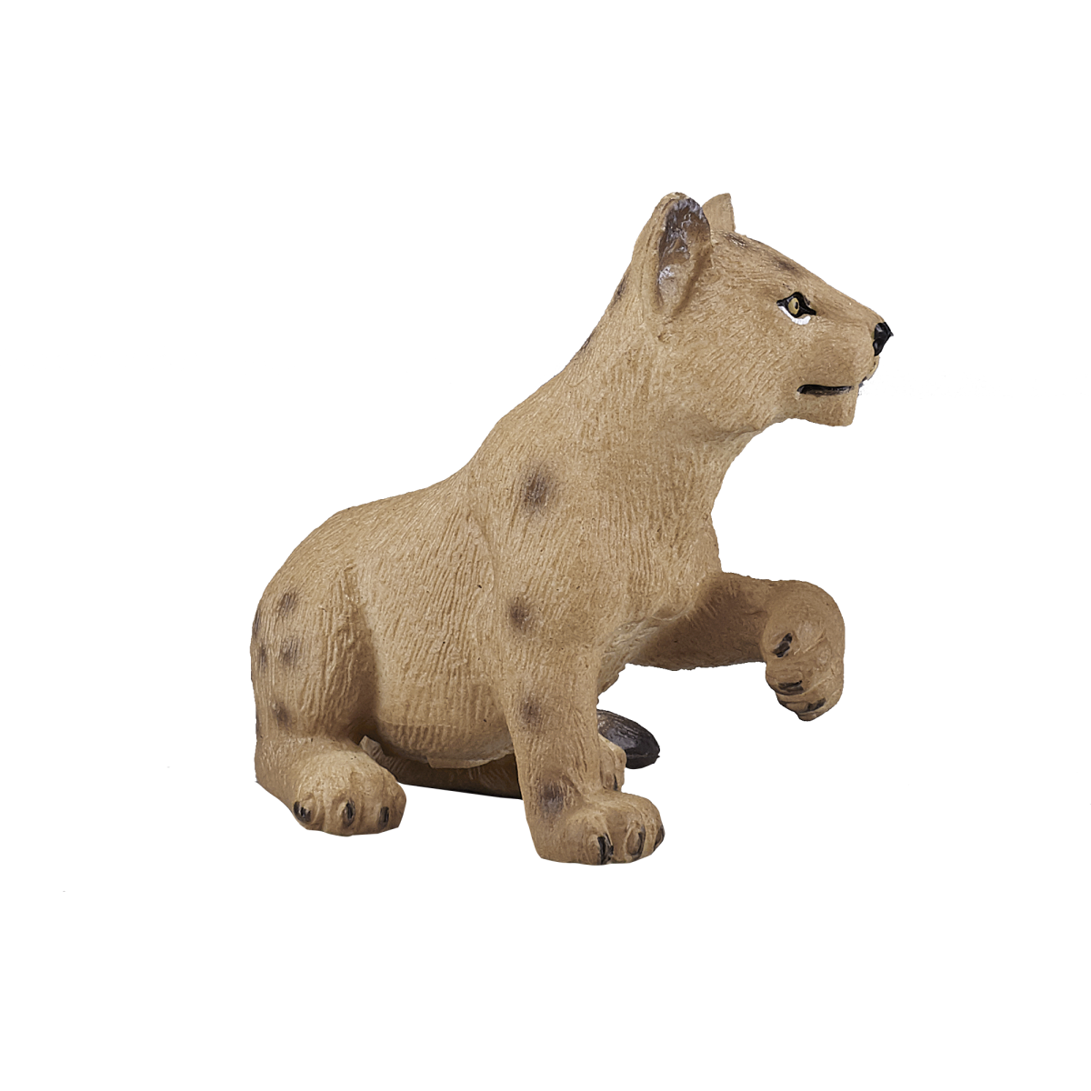 Mojo Lion Cub Playing Figurine – Realistic Big Cat Toy