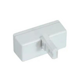 Electrovision Double Telephone Adapter, 4 Wire – Converts One Socket into Two (P221A)