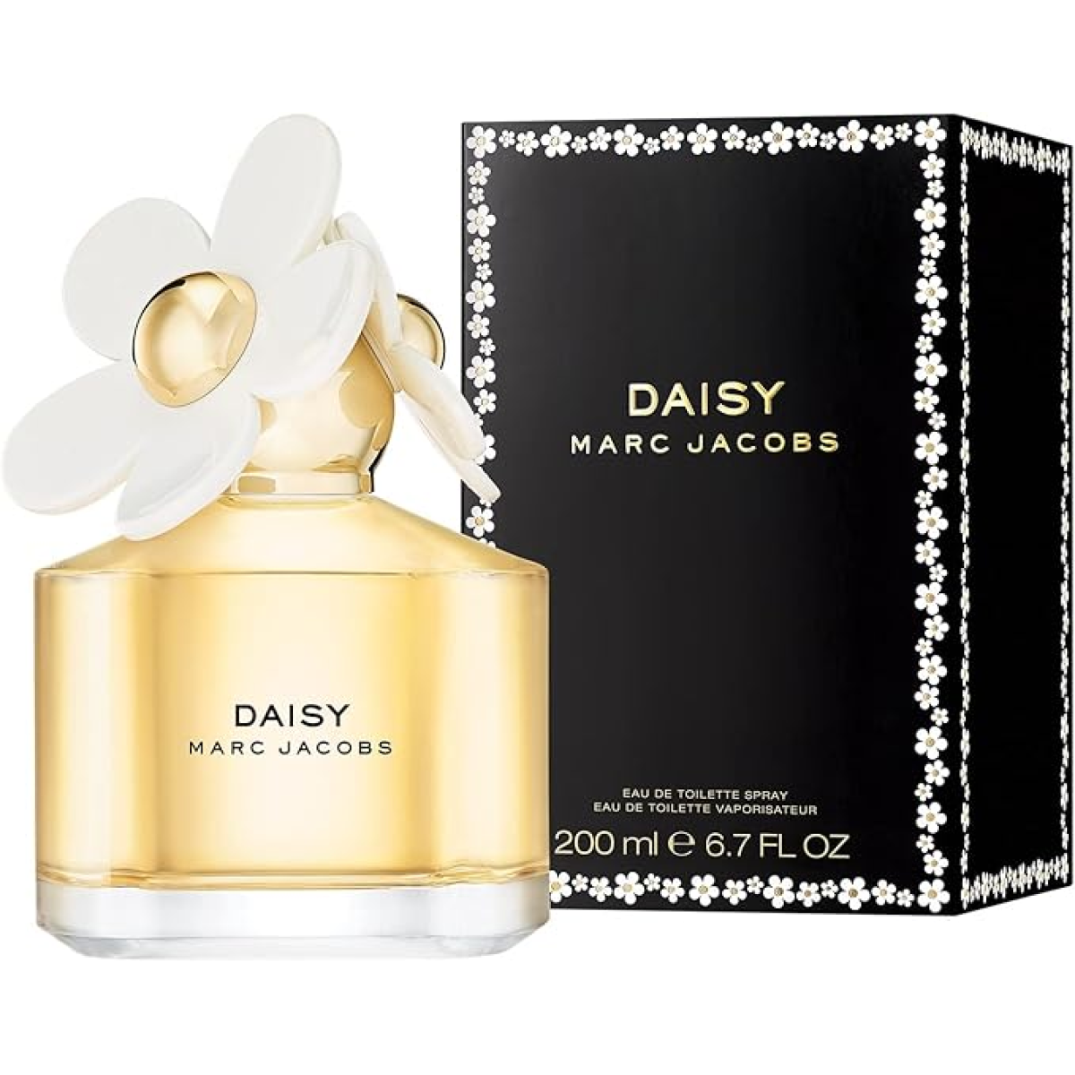 Marc Jacobs Daisy Eau de Toilette Spray 200ml – Floral, Fresh & Citrus Fragrance for Women