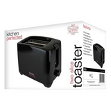 Kitchen Perfected 2 Slice Toaster with Extra-Wide Slots, High Lift & 7 Browning Settings – Black