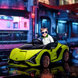 HOMCOM Lamborghini SIAN 12V Kids Electric Ride-On Car with Remote Control – Officially Licensed, Dual Motor