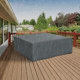 Outsunny Water & UV Resistant Garden Furniture Cover, 205 x 192cm – Oxford Fabric Patio Protection, Grey