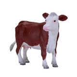Mojo Fun Hereford Cow Toy – Realistic Hand-Painted Farm Animal Figure