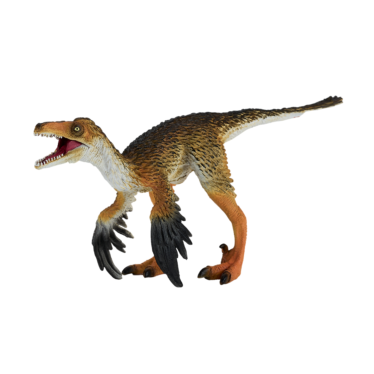 Mojo Troodon Dinosaur Figure with Articulated Jaw – Hand-Painted Realistic Prehistoric Toy