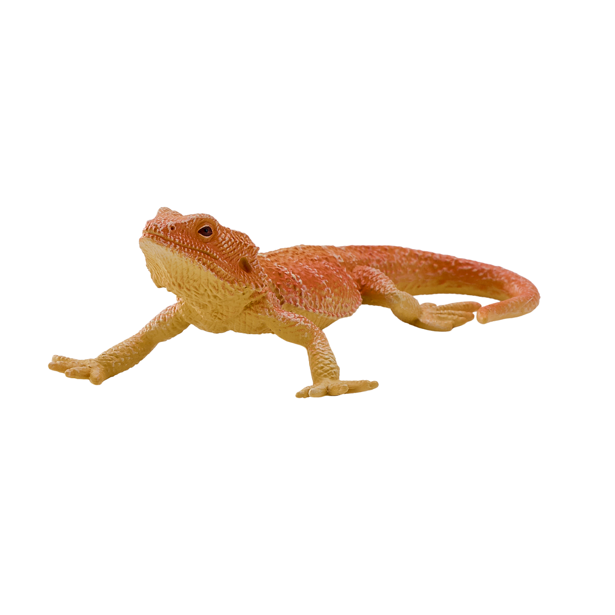 Mojo Bearded Dragon Figurine, Hand-Painted Realistic Reptile Toy
