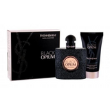 YSL Black Opium Gift Set – Eau de Parfum 50ml and Body Lotion 50ml, Coffee, Jasmine and Vanilla Fragrance