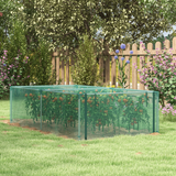 Outsunny 8ft x 4ft Plant Protection Tent Crop Cage with Zipped Door – Fruit & Vegetable Net Cover, Green