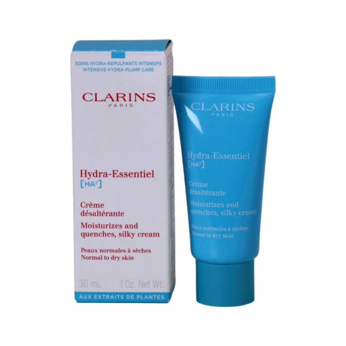Clarins Hydra-Essentiel [HA²] Face Cream 30ml – Deep Hydration and Radiance for All Skin Types