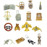 Miniature Vintage-Style Quartz Clock with Bold Numbers – Elegant Small Clock for Dining or Living Room