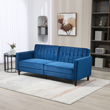 HOMCOM sofa bed converted into bed mode