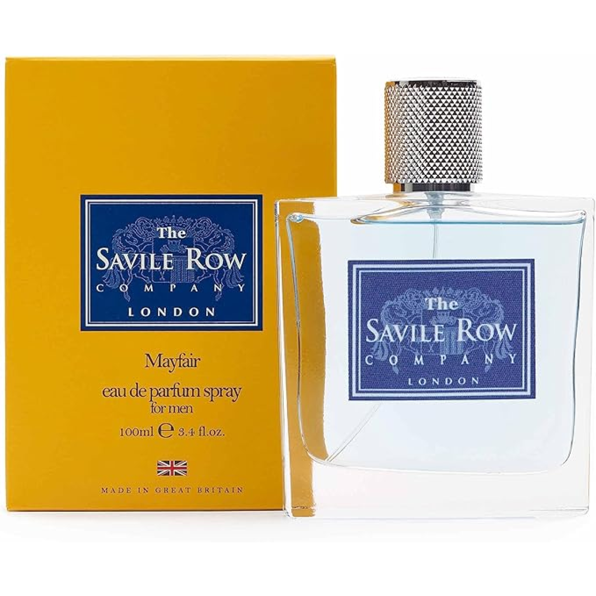 Savile Row Mayfair Eau de Parfum Spray 100ml – Fresh & Citrus, Woody Fragrance, Unisex