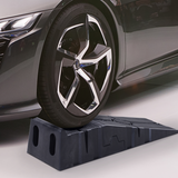 Durhand Heavy Duty 2.5 Ton Plastic Car Ramps – Anti-Skid Interlocking Lifting Ramps for Garage Use