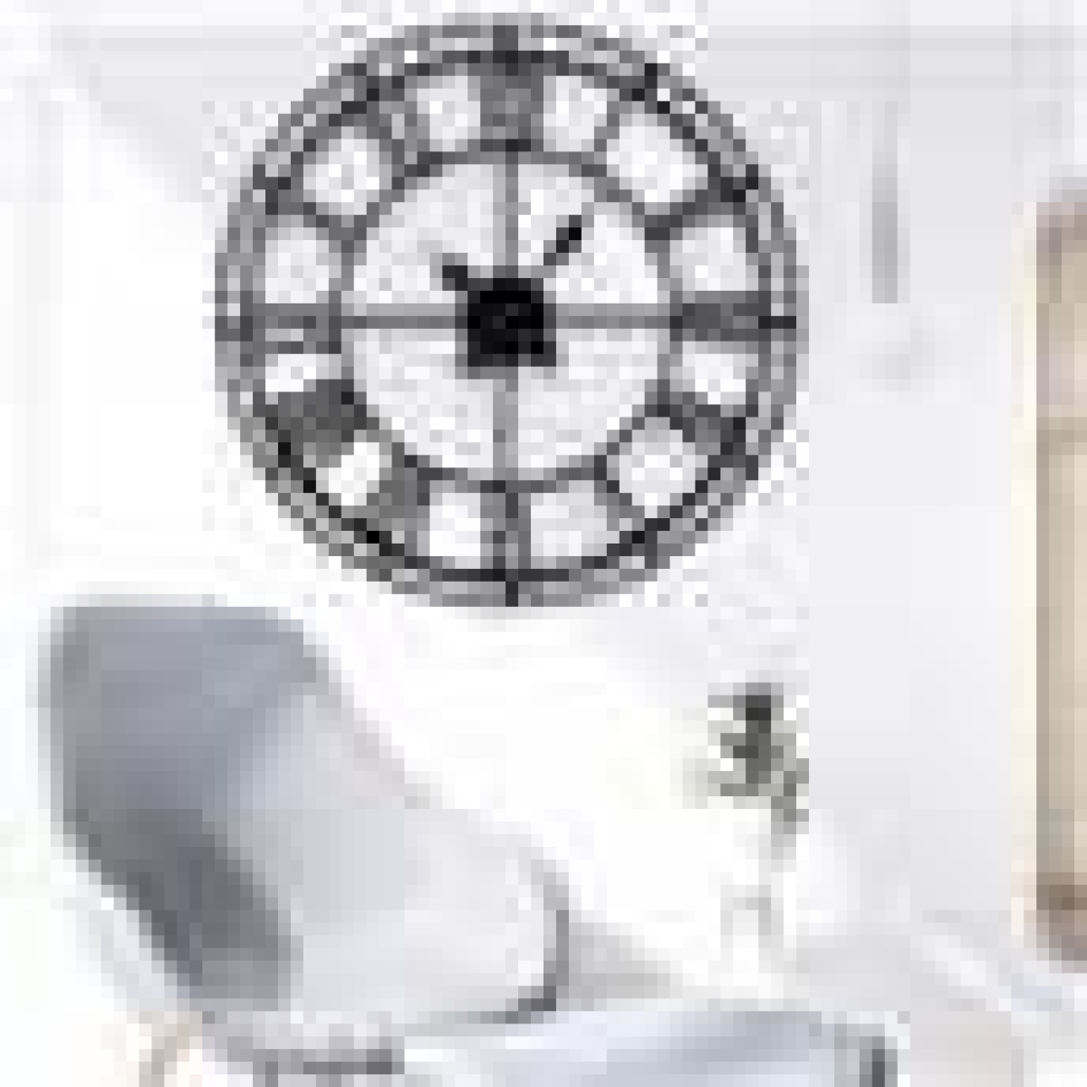Large Roman Numeral Metal Wall Clock, 88cm – Statement Battery Clock for Any Room