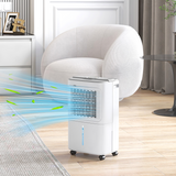 HOMCOM 12L/Day Compact Dehumidifier with Humidity Indicator Light – Fight Damp & Condensation in Small Rooms