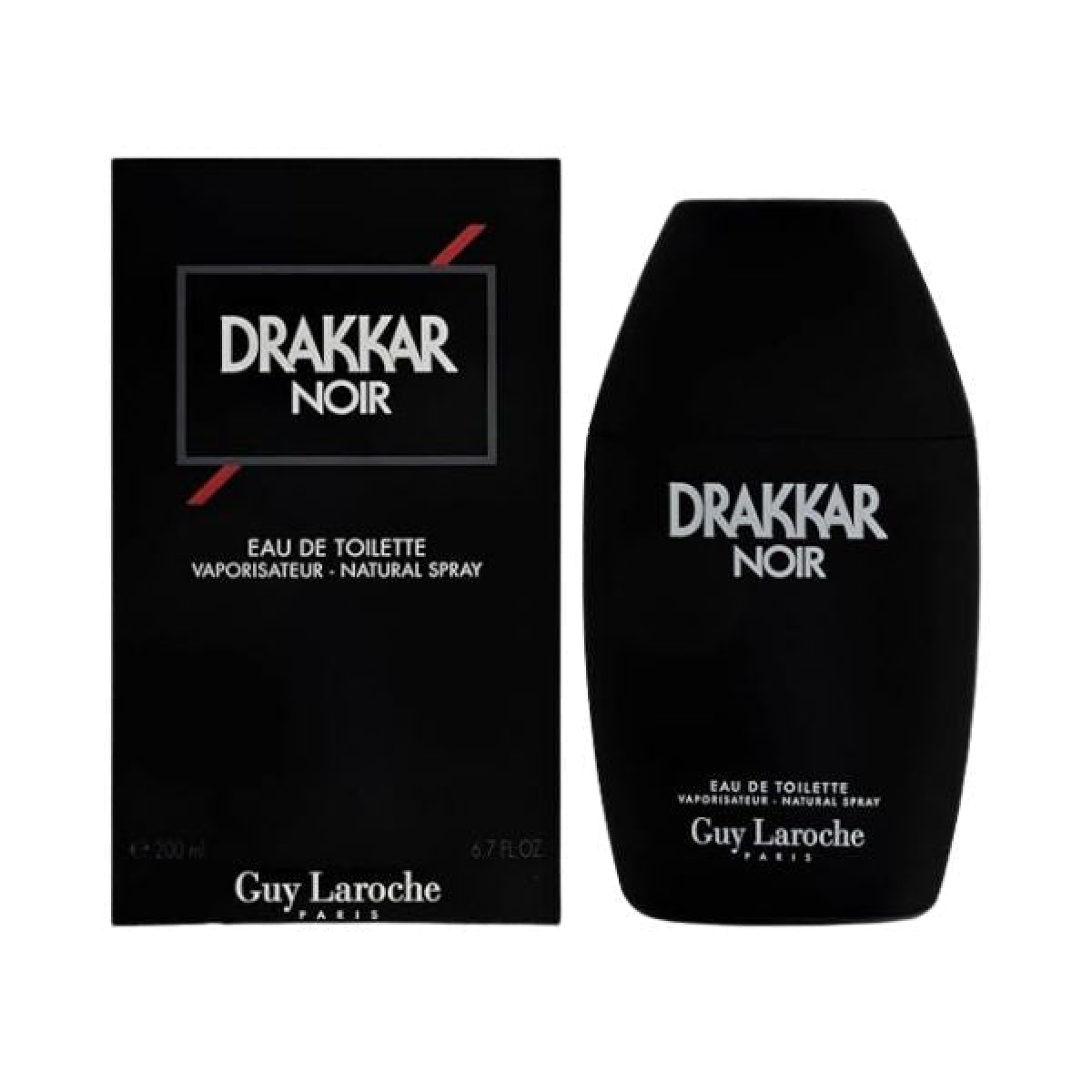 Guy Laroche Drakkar Noir Men Eau de Toilette 200ml – Aromatic, Fresh & Citrus Fragrance for Men
