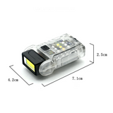 USB Rechargeable LED Flashlight with 7 Lighting Modes – Magnetic Mini Torch for Camping, Hiking & Emergency Use