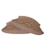 Artisan Furniture Maura Cushions, Set of 2 – Soft Cosy Scatter Cushions for Sofa, Bed or Armchair, Coffee