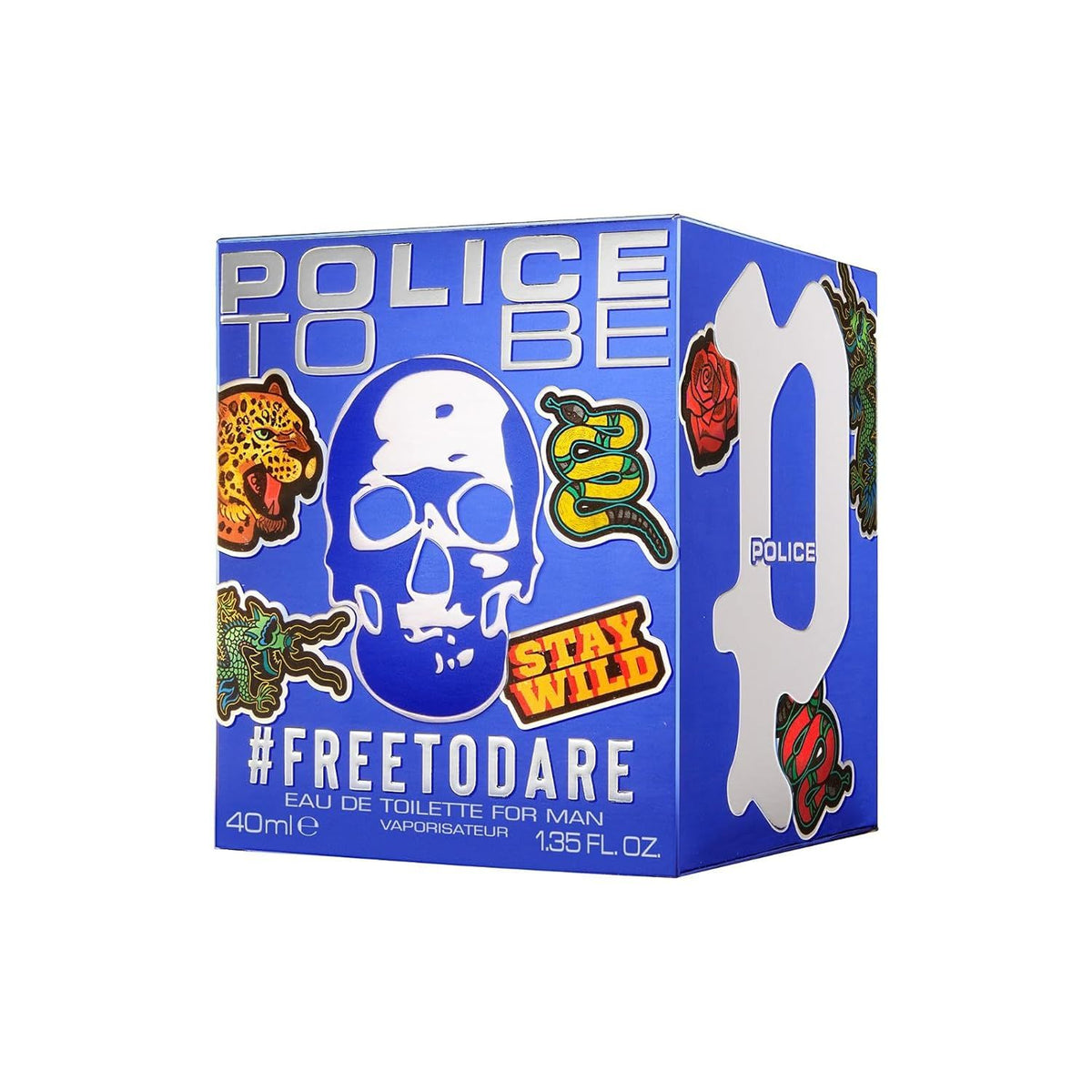 Police To Be Freetodare Man Eau de Toilette Spray 40ml – Fresh & Citrus, Amber & Oriental Fragrance for Men