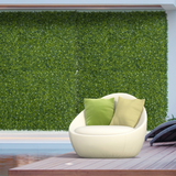 Outsunny 12 Piece Artificial Milan Grass Boxwood Wall Panels, 50 x 50cm – Weather Resistant Fence Screen, 3m²